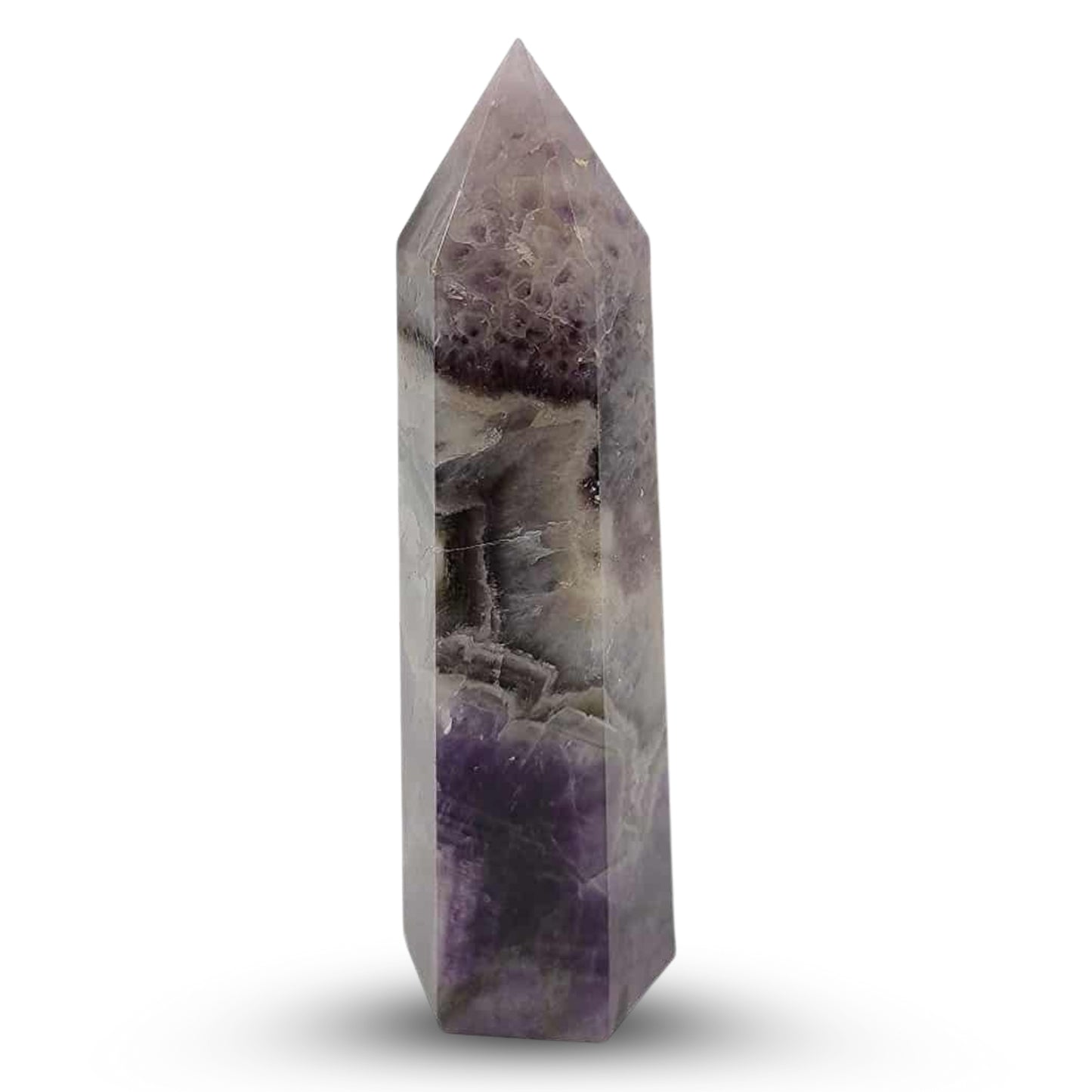 Amethyst Jumbo Wand - Reiki, Chakra, Crystal Healing, Meditation