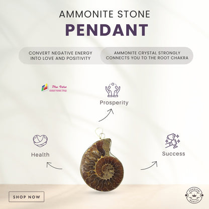 Ammonite-Stone-Pendant