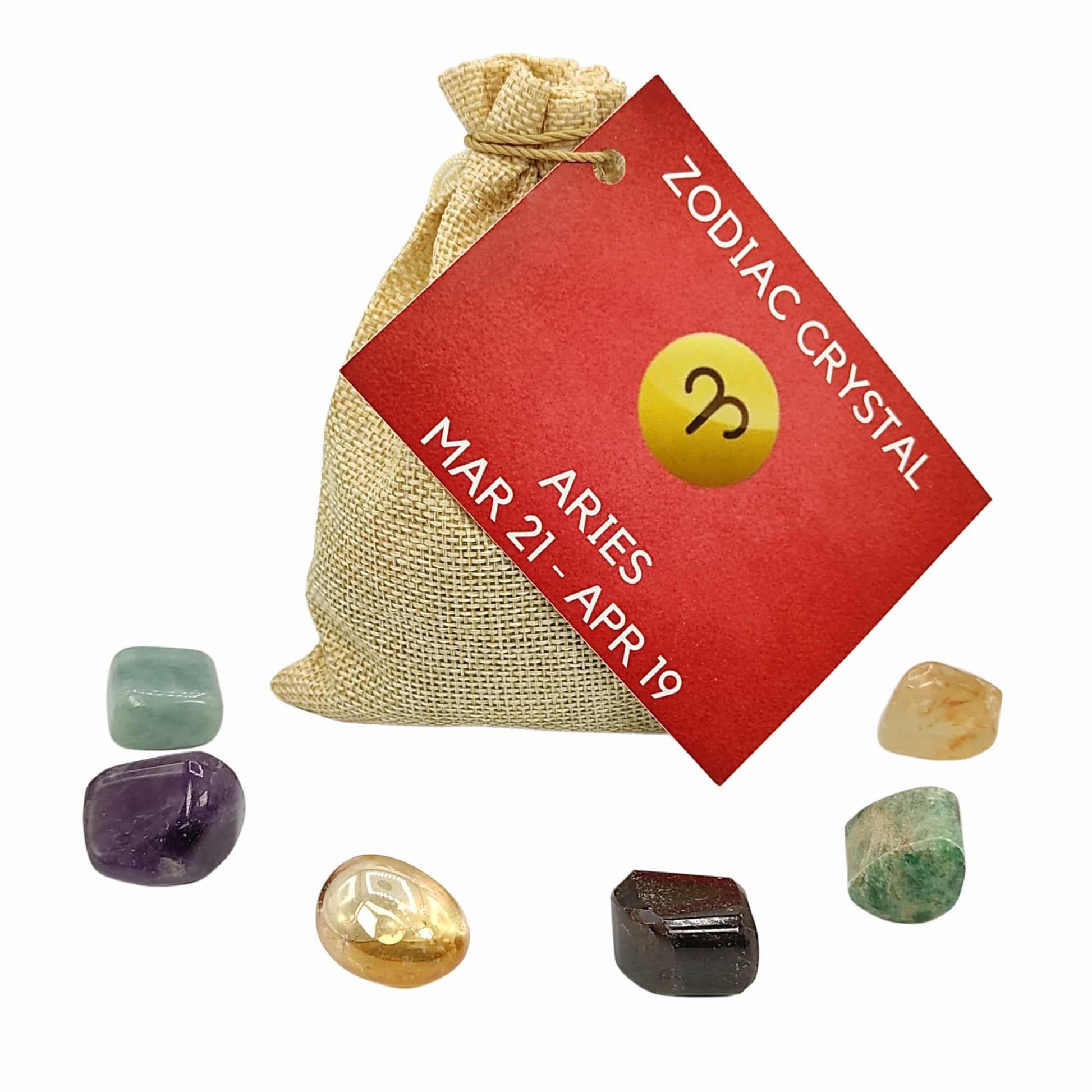 aries zodiac crystal bag