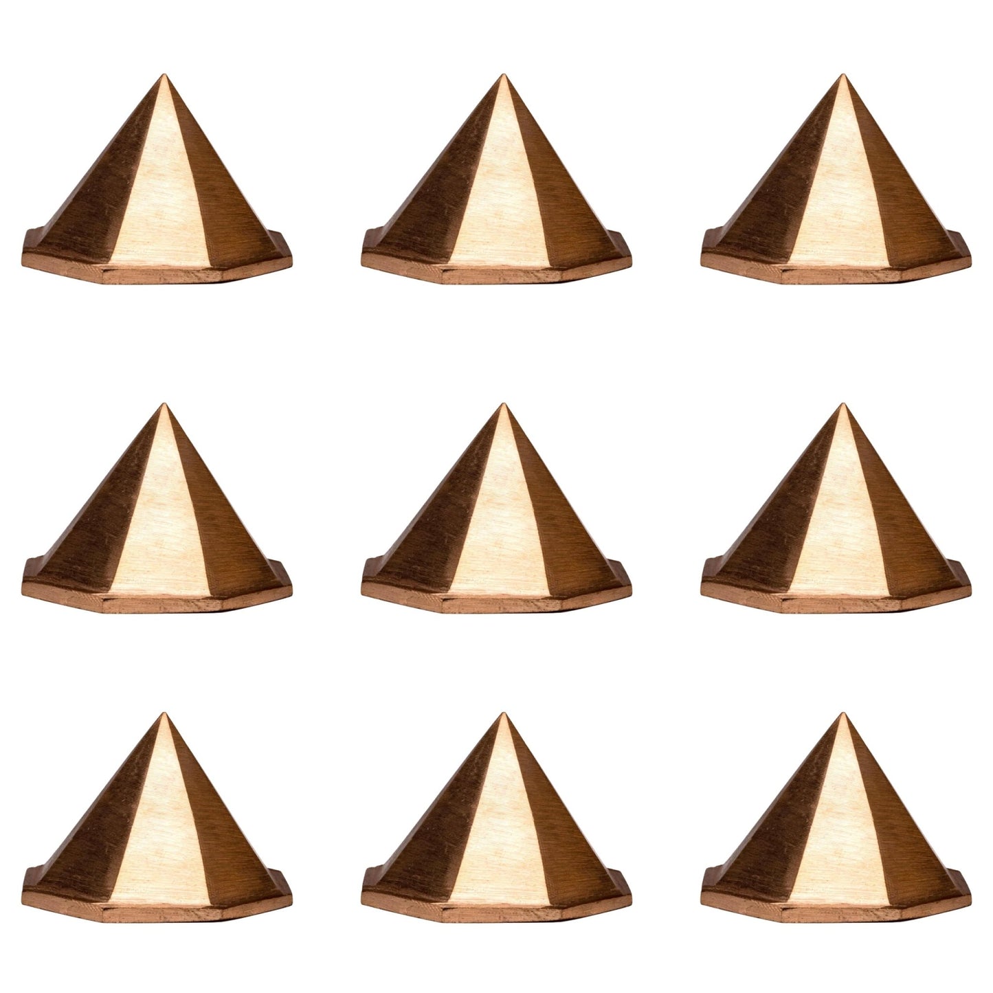 Asthakon Octagonal Copper Pyramid Brahmasthan Center Home House Plot Bungalow - plusvalueindia