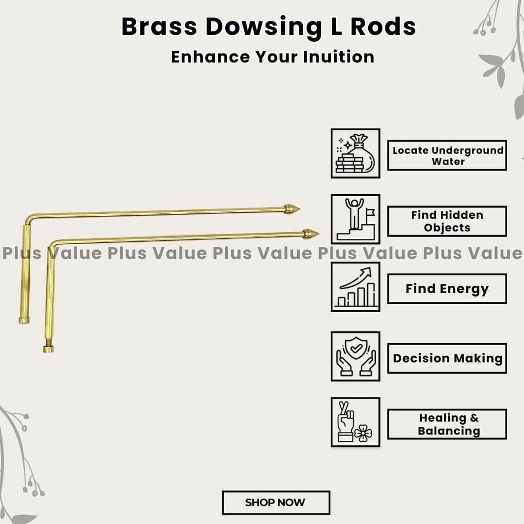 Dowsing Rods Online India - Copper and Brass L Rods