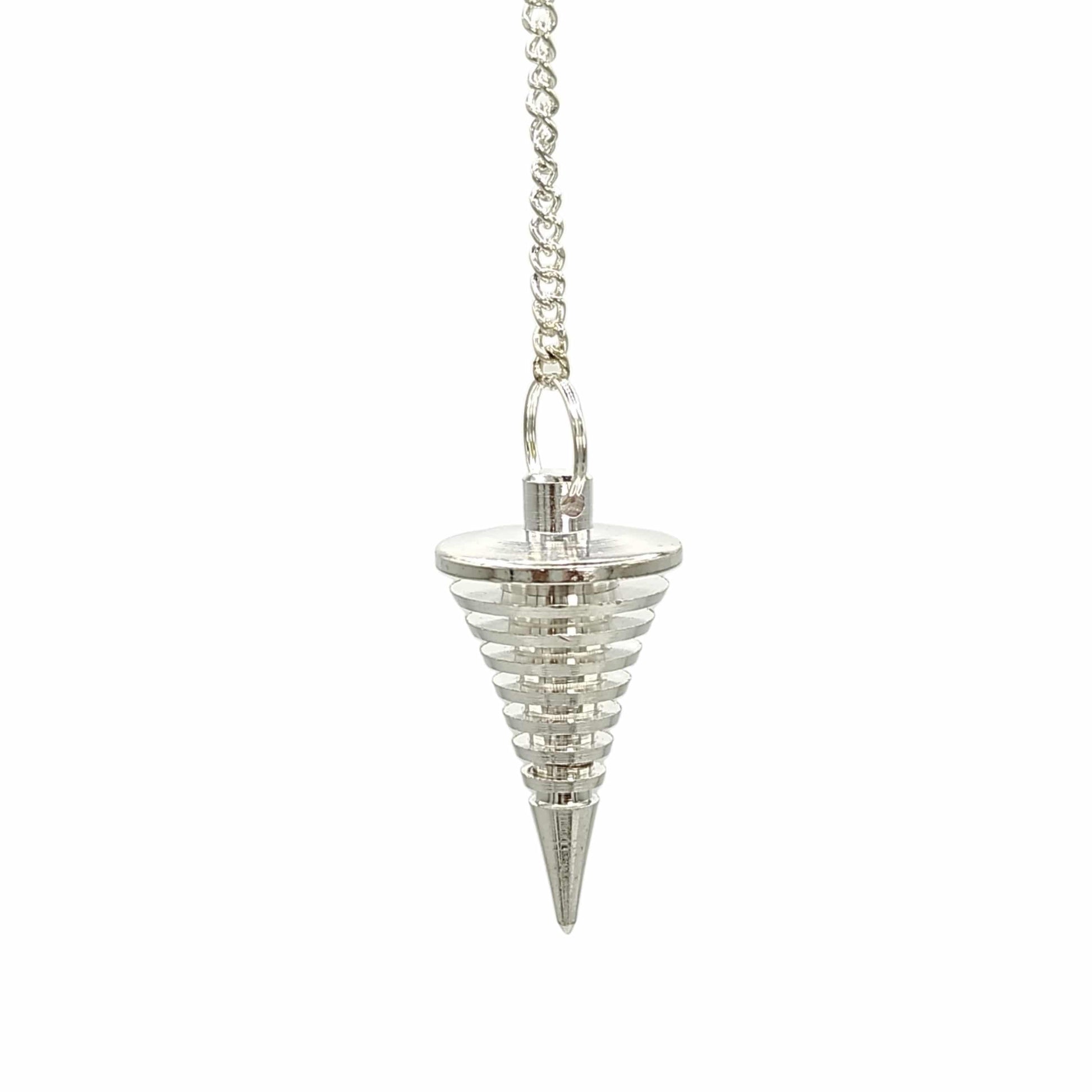 silver plated brass dowsing pednulum