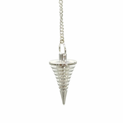 silver plated brass dowsing pednulum