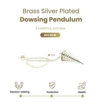 Brass-Dowsing-Pendulum-Silver-Plated