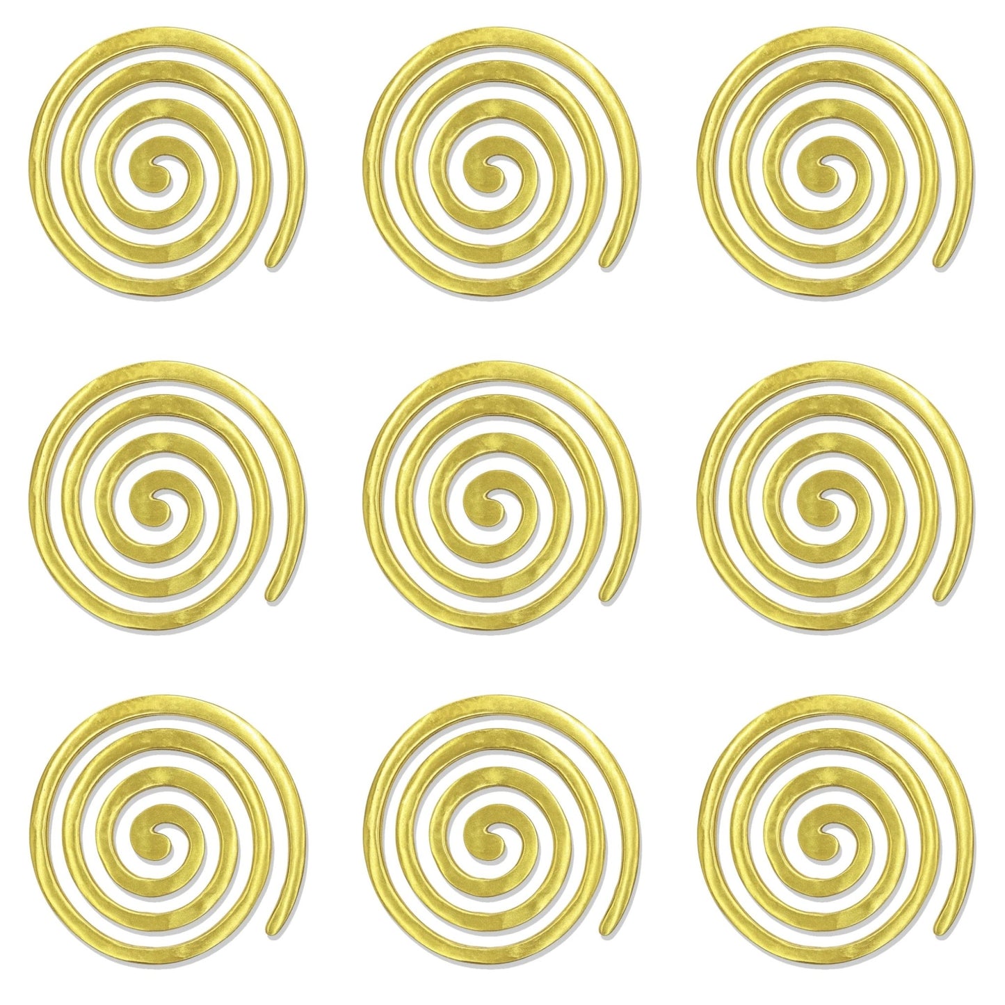 Brass Helix 6inch Vastu Dosh Remedies North - West Defect Nivaran 3pc - plusvalueindia