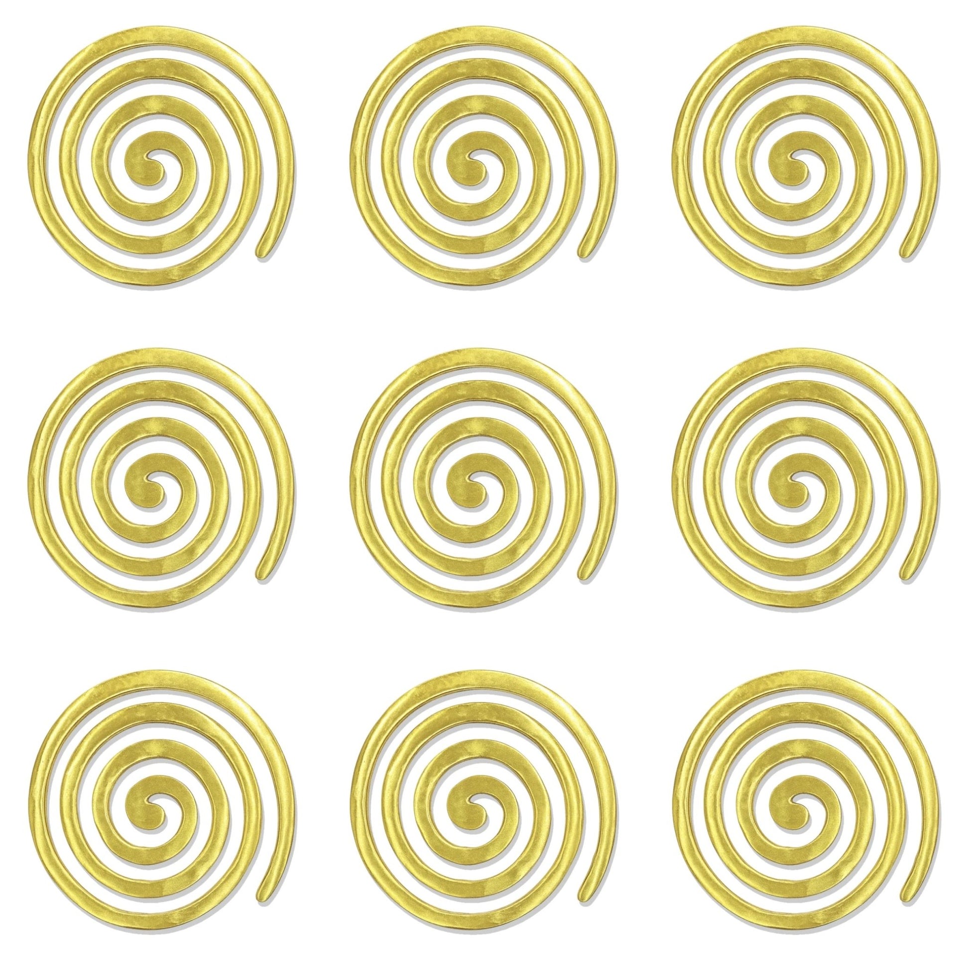 Brass Helix 6inch Vastu Dosh Remedies North - West Defect Nivaran 3pc - plusvalueindia
