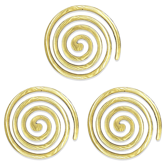 brass helix set of 3