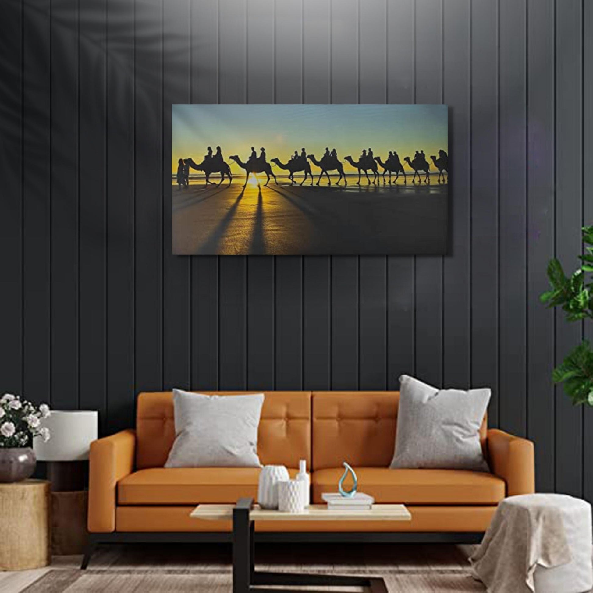 Camel-Painting-Canvas-Print-Vastu-Feng-Shui