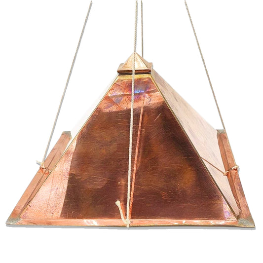 Premium Copper Meditation Pyramid Hanging