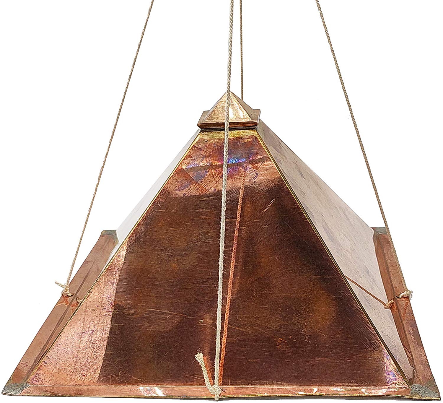 Premium Copper Meditation Pyramid Hanging