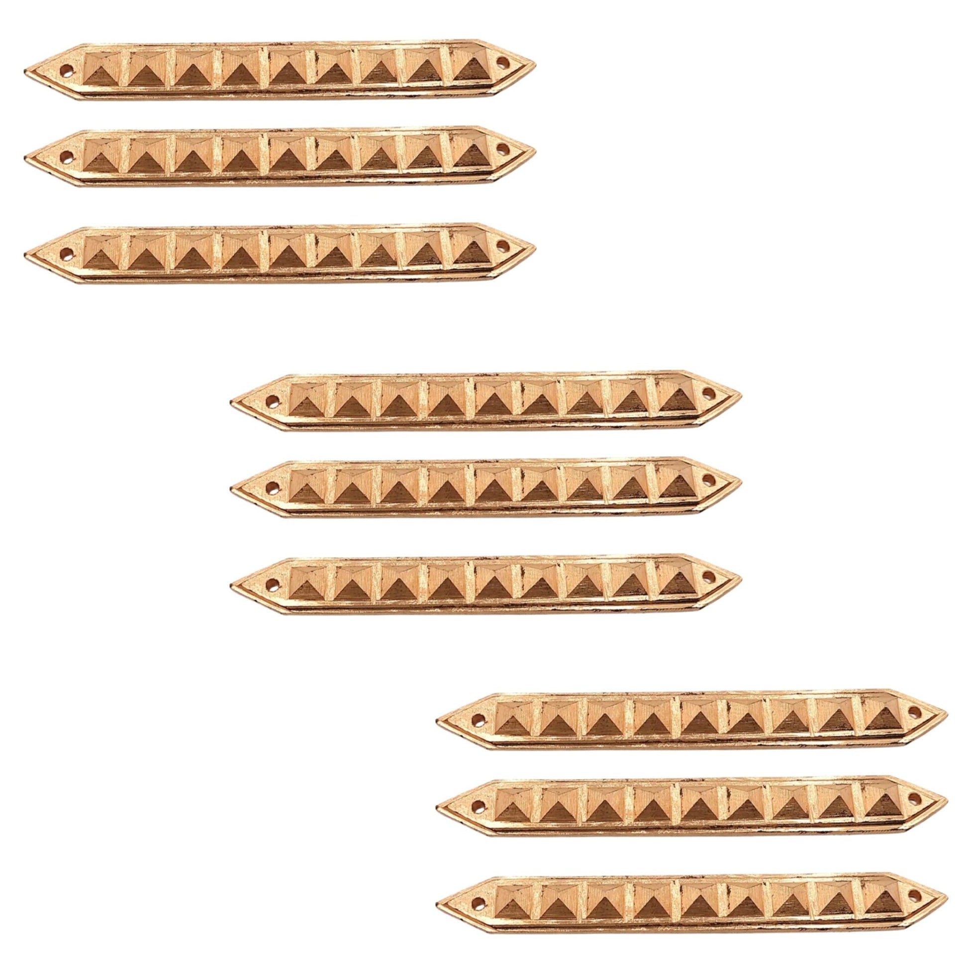 Vastu Copper Strip Pyramid Divider [ Wrong Toilet Direction, Cutting Extention] - plusvalueindia