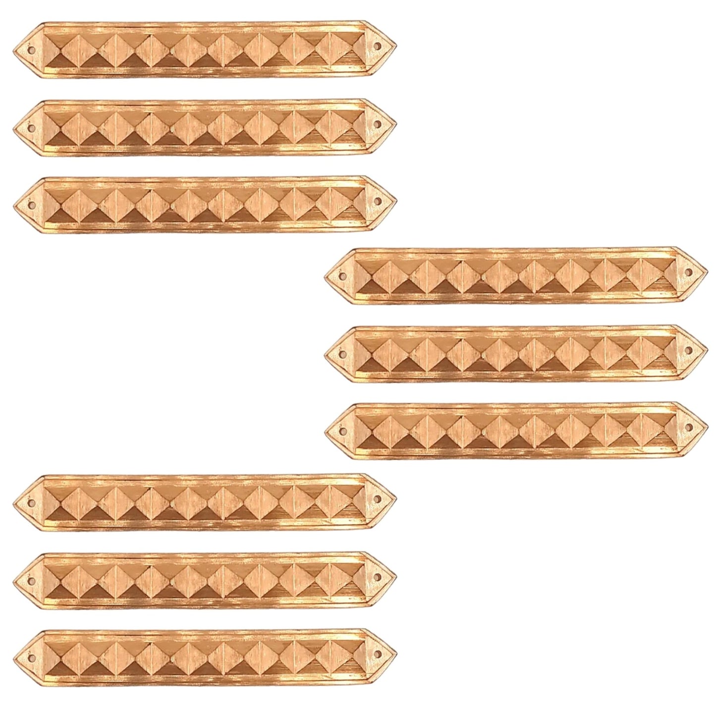 Vastu Copper Strip Pyramid Divider [ Wrong Toilet Direction, Cutting Extention] - plusvalueindia