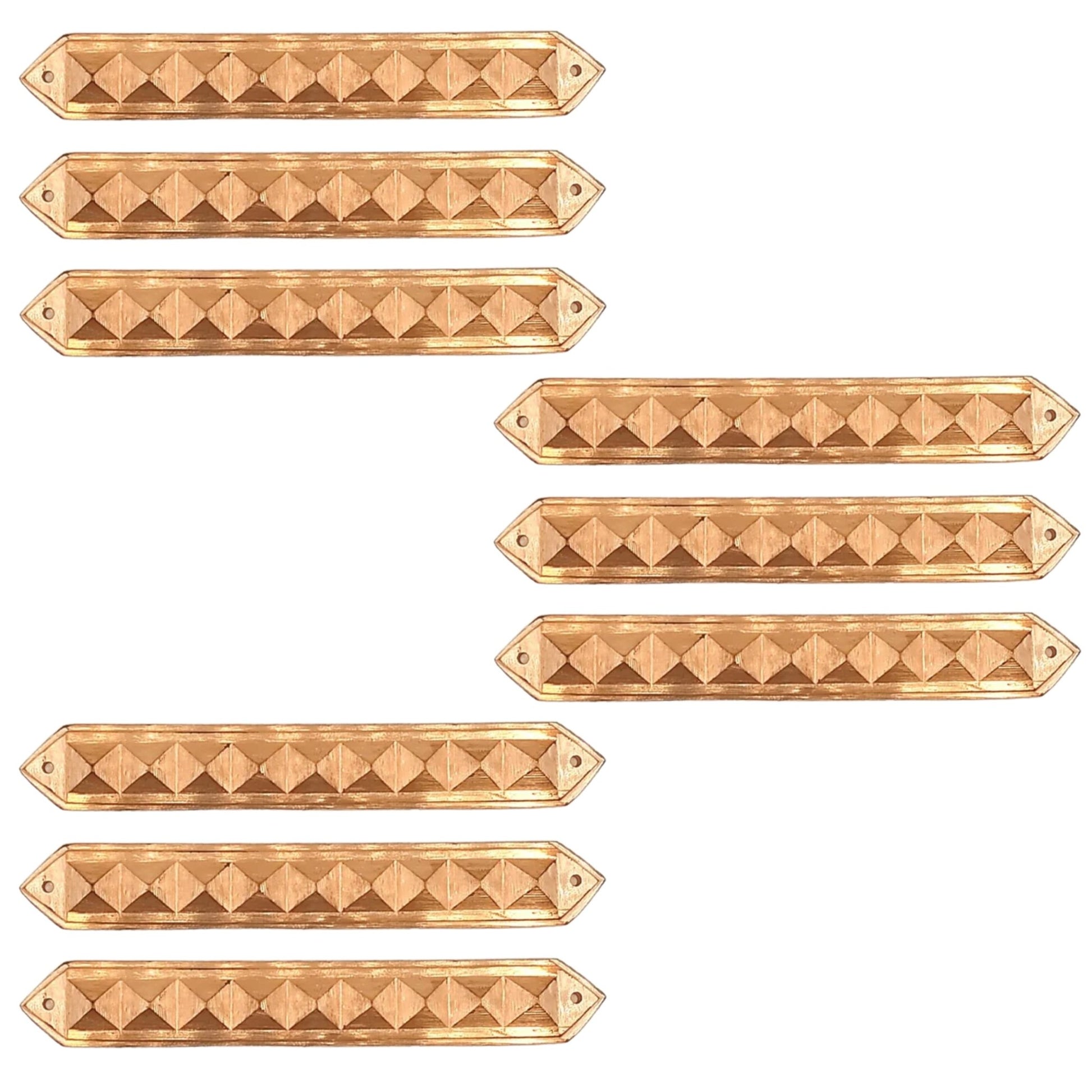 Vastu Copper Strip Pyramid Divider [ Wrong Toilet Direction, Cutting Extention] - plusvalueindia