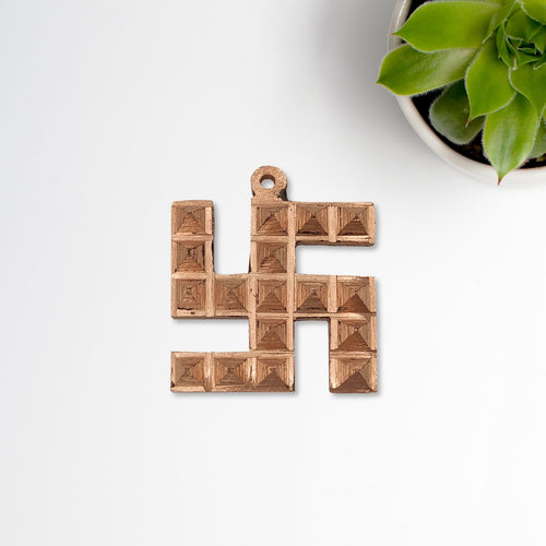 Copper Swastik Pyramid Vastu Remedies for Home, Office and Factory - plusvalueindia