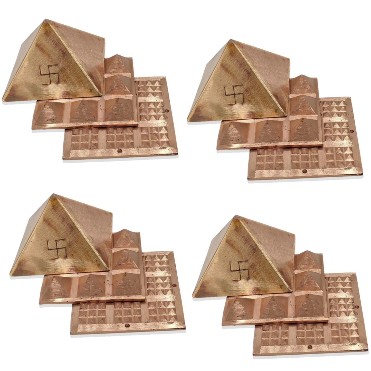 Copper Pyramid 100x Poweful Vastu Remedies for Positive Vaastu Energy Vibrations at Home, Office, Factory, Plot - plusvalueindia