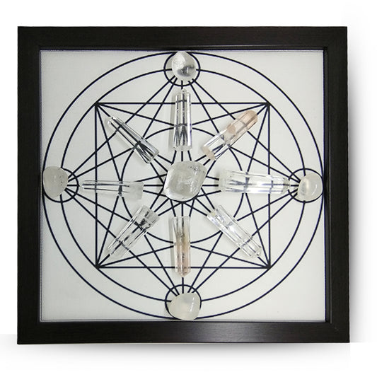 Buy personal  healing  vastu crystal grid - for  love, harmony & marraige (Pair) online in india