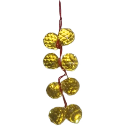 Eight Hanging Yellow Swarovski Crystal Balls - plusvalueindia