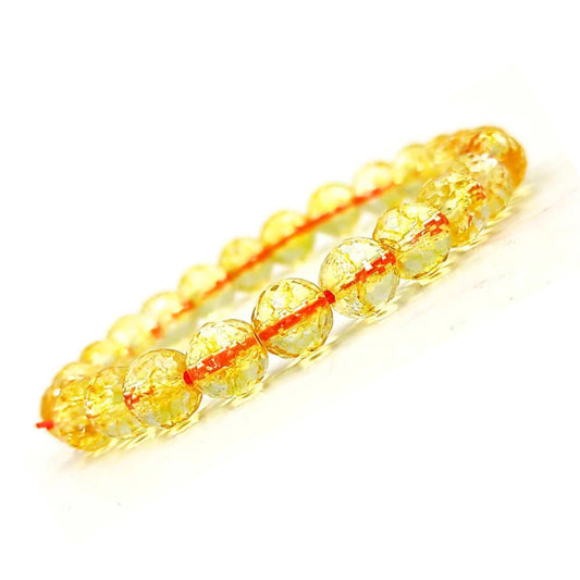 Faceted Citrine Bracelet for Financial Luck