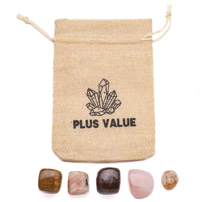 Fatigue Pocket Healing Crystal Bag Reiki