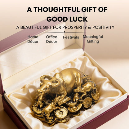 Feng Shui Wish Cow Fiber for home office and gifting