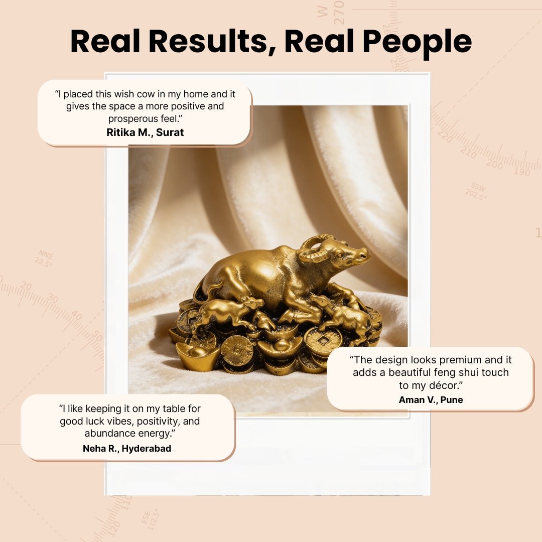 Feng Shui Wish Cow Fiber, product view 1