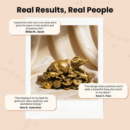 Feng Shui Wish Cow Fiber, product view 1
