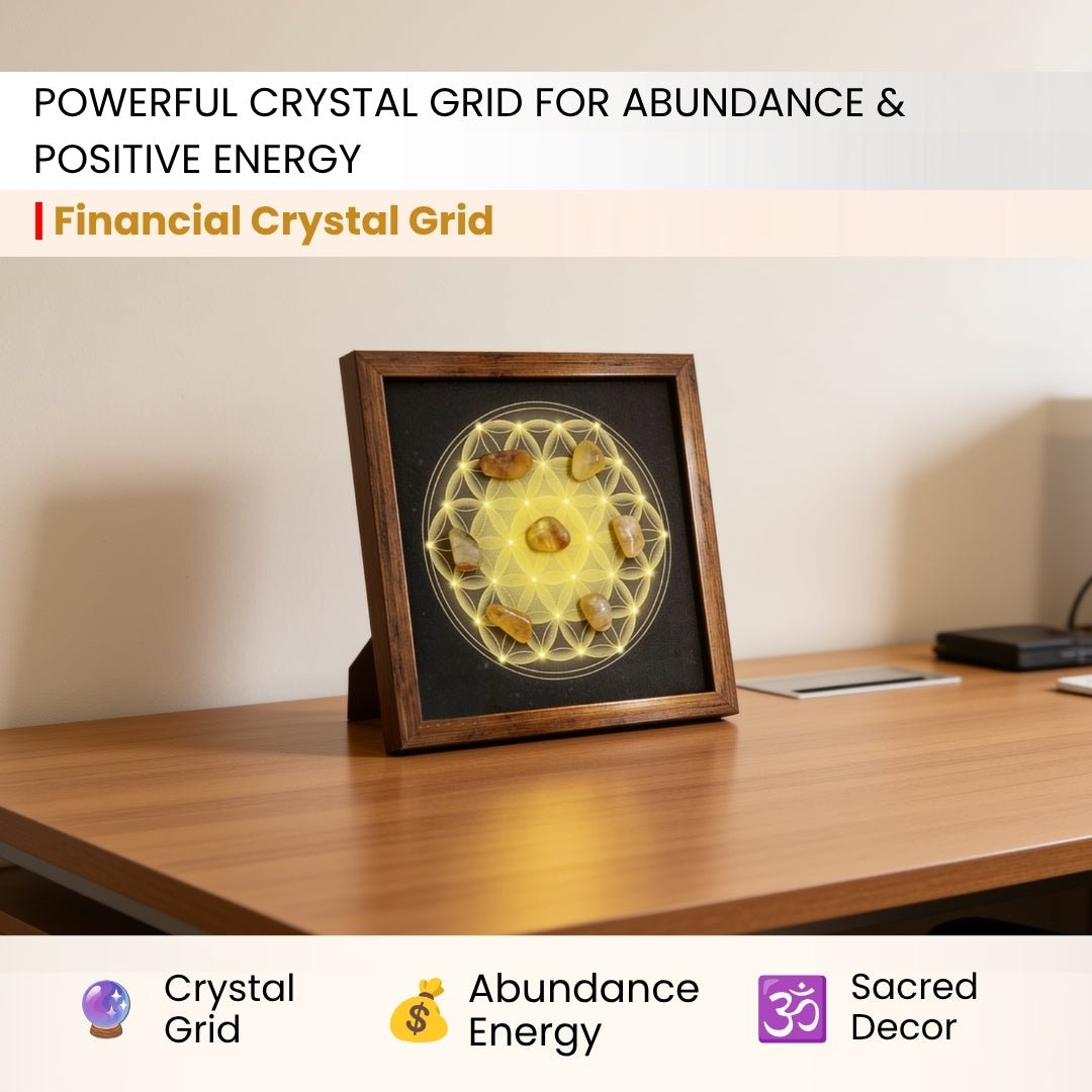 Vastu Financial Crystal Grid - Money Luck - plusvalueindia