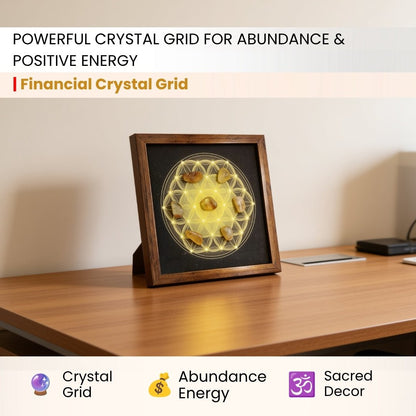 Vastu Financial Crystal Grid - Money Luck - plusvalueindia