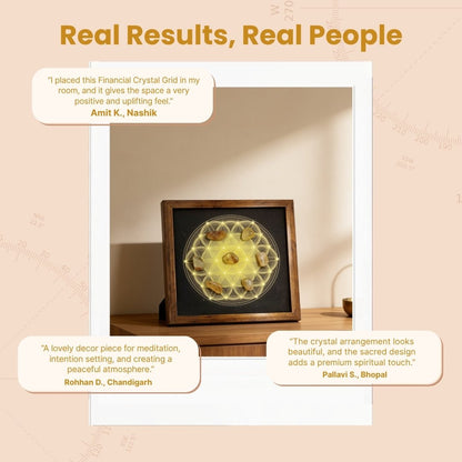 Vastu Financial Crystal Grid - Money Luck - plusvalueindia