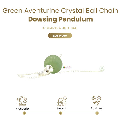 Green-Aventurine-Crystal-Ball-Chain-Dowsing-Pendulum