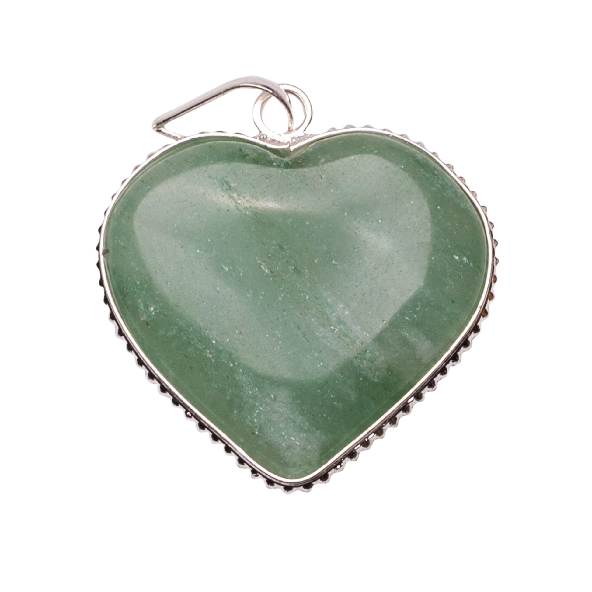 Green Aventurine Heart Shape Pendant