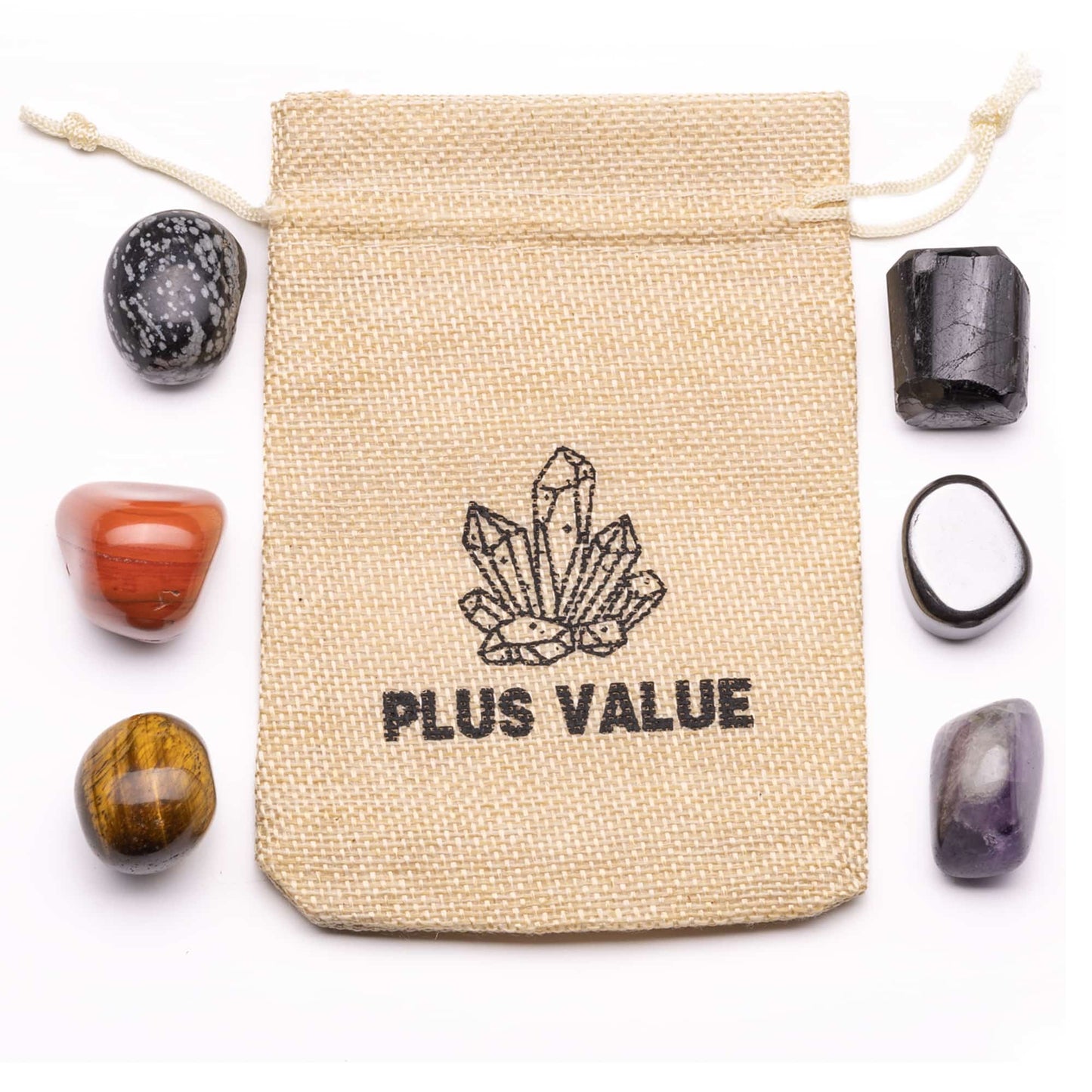 Grounding Protection Pocket Crystal Healing Bag Reiki