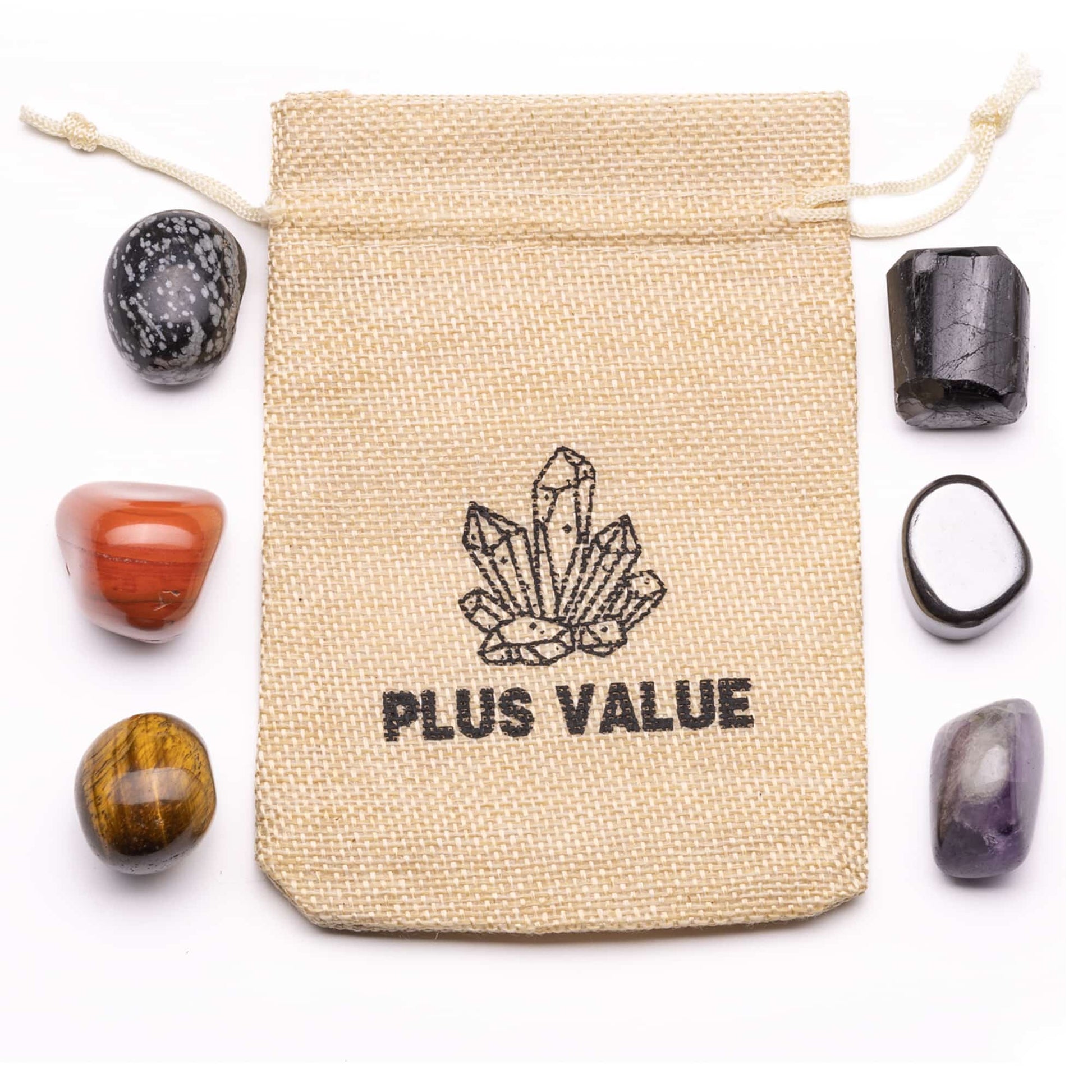 Grounding Protection Pocket Crystal Healing Bag Reiki
