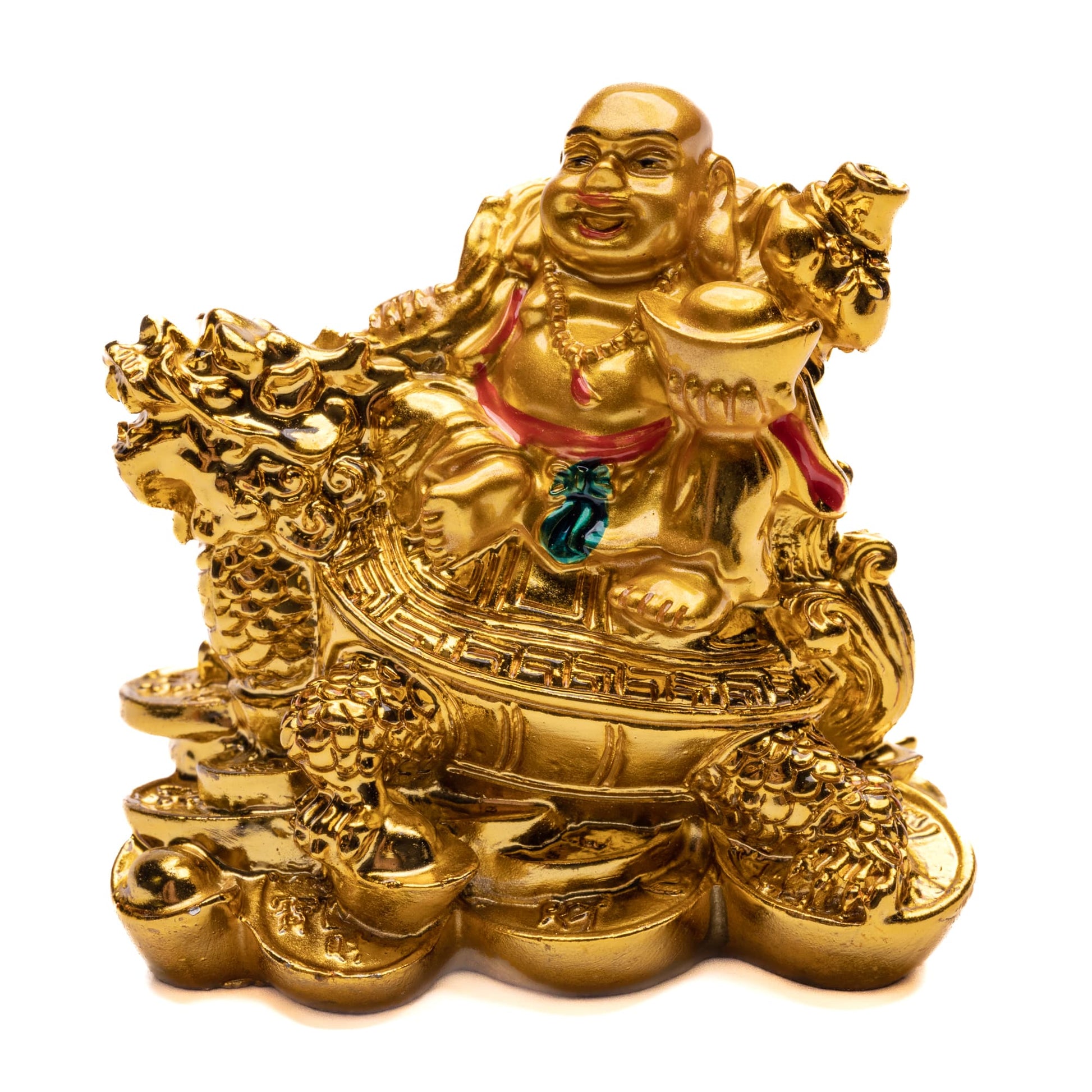 Laughing Buddha With Dragon