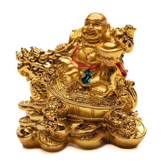 Laughing Buddha With Dragon