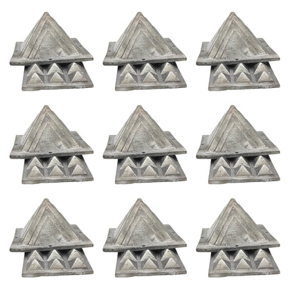 Lead Pyramid 2.5inch Missing Corner or Cut in South West Kitchen, Toilet, Main Door, Entrance Vastu Dosha Remedies For Home, Office, Plot, Factory - plusvalueindia