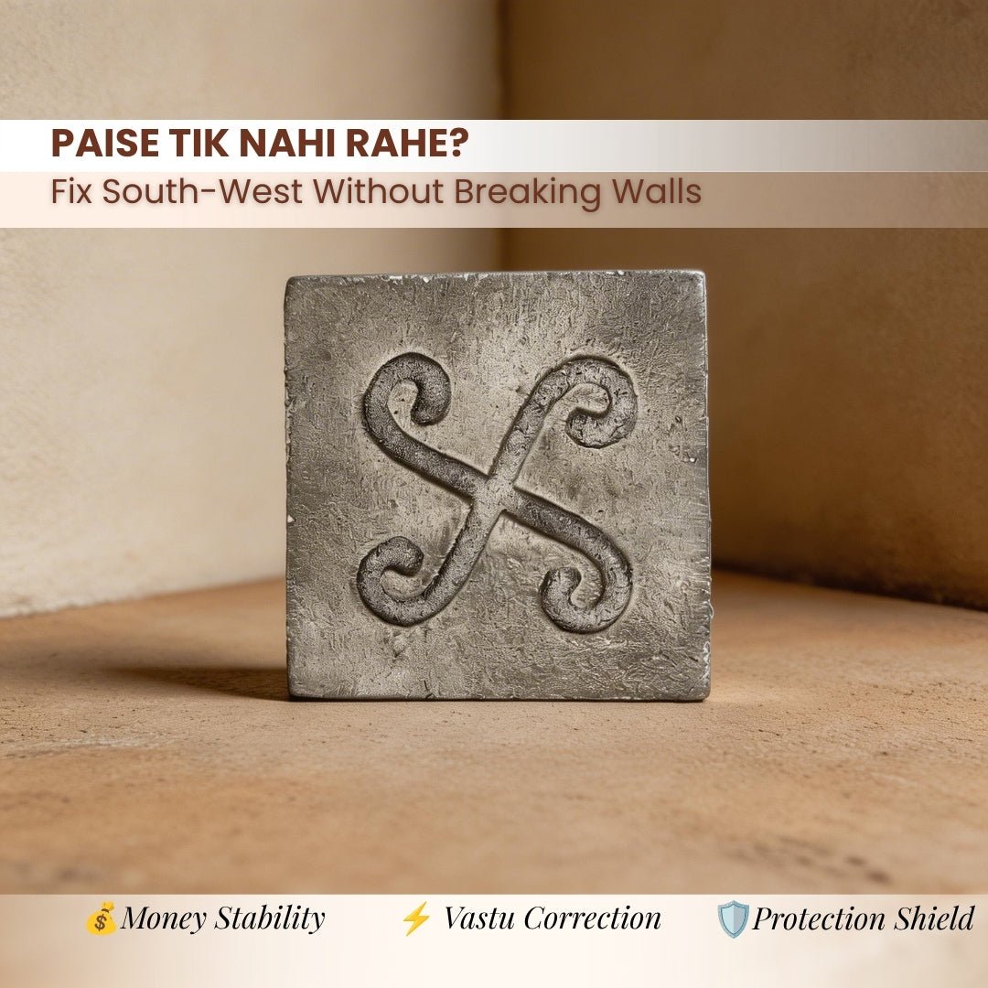 Lead Spiral Block Swastika Vastu Remedies for South-West Dosha - plusvalueindia