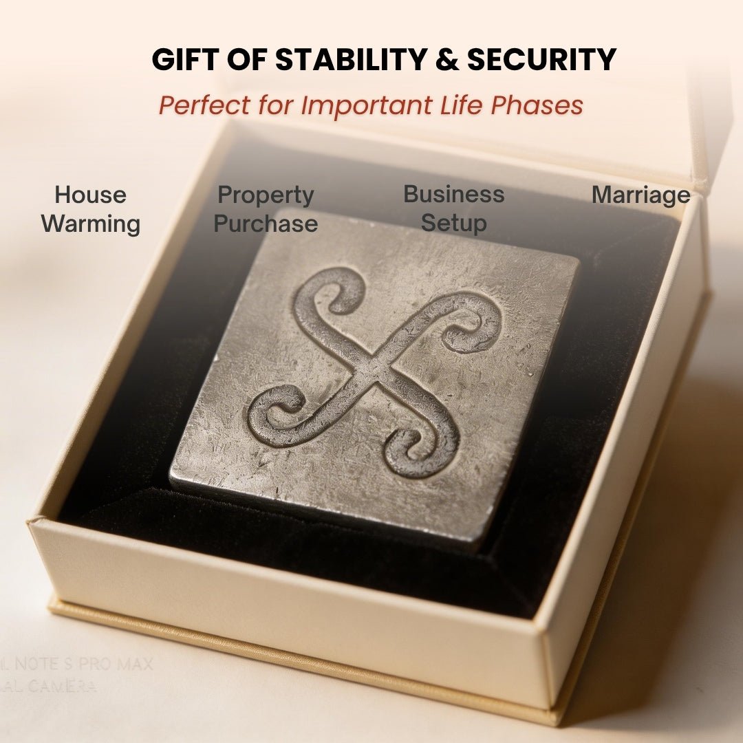 Lead Spiral Block Swastika Vastu Remedies for South-West Dosha - plusvalueindia