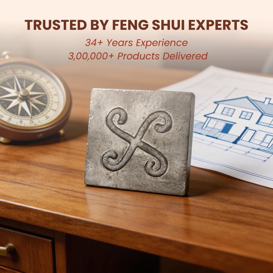 Lead Spiral Block Swastika Vastu Remedies for South-West Dosha - plusvalueindia