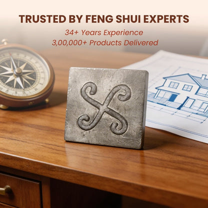 Lead Spiral Block Swastika Vastu Remedies for South-West Dosha - plusvalueindia
