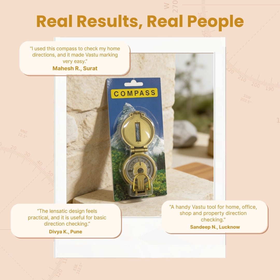 Lensatic Magnetic Compass, product view 1
