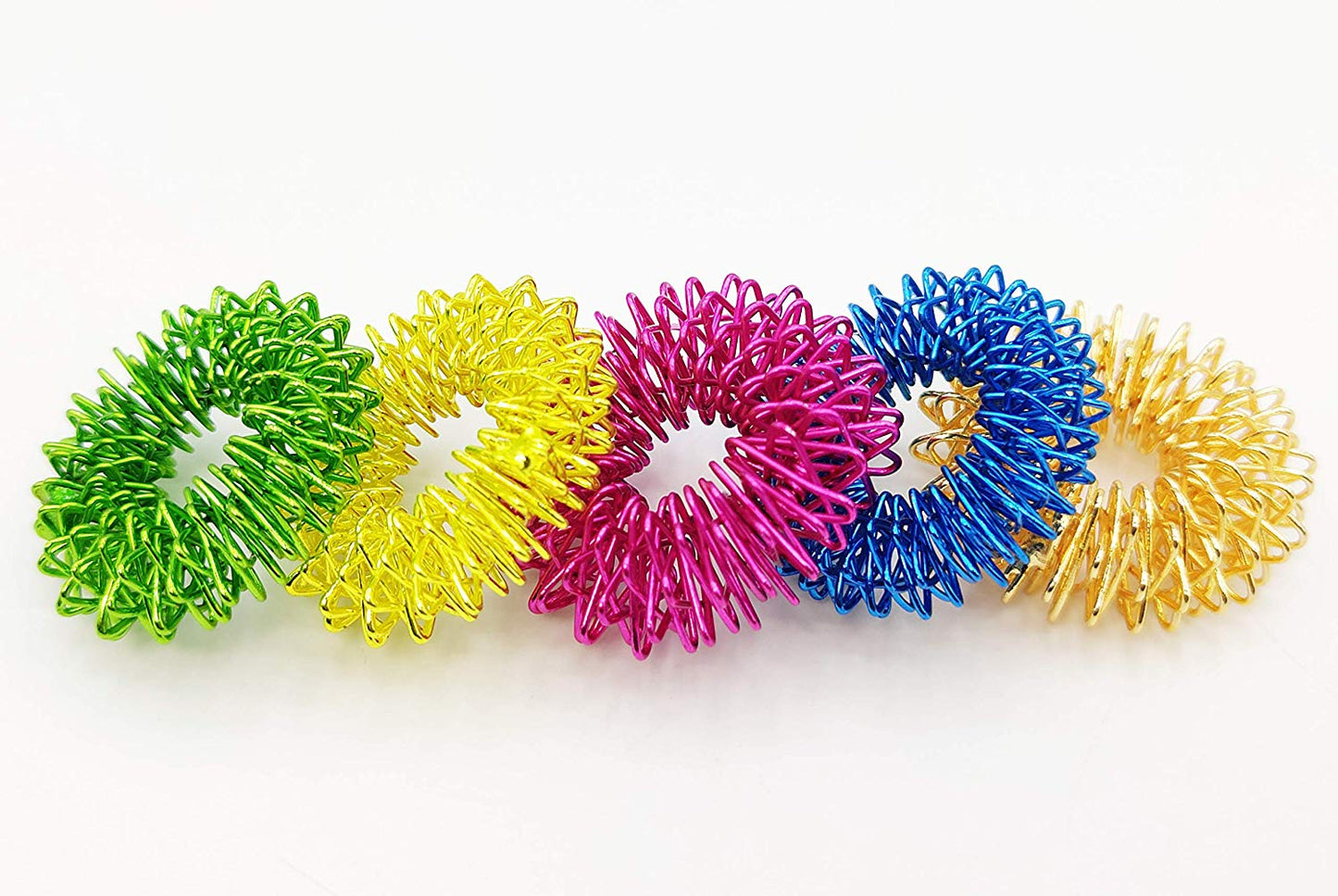 Massager Ring (Su JOK) Sujok Therapy Colour 100 pcs for Massage, Acupressure
