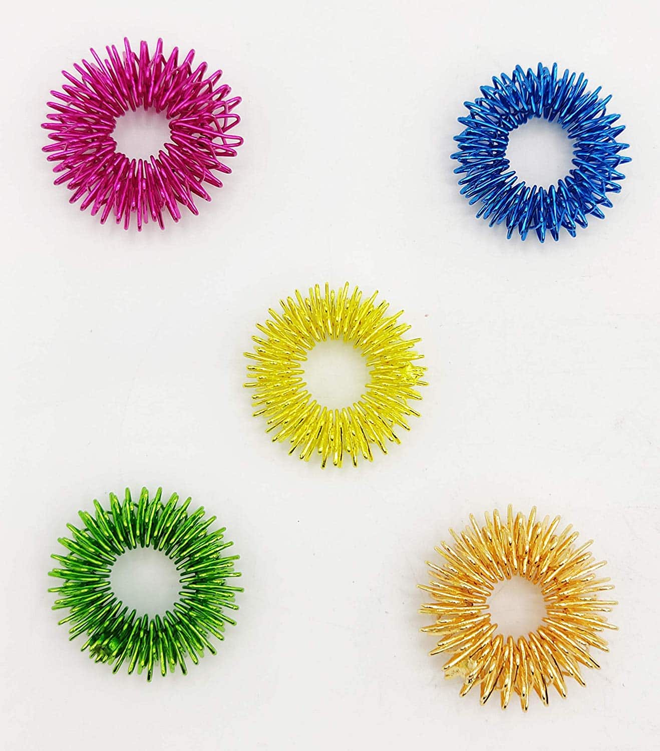 Massager Ring (Su JOK) Sujok Therapy Colour 100 pcs for Massage, Acupressure