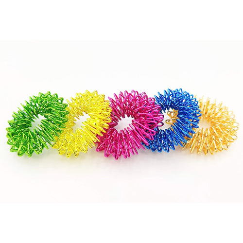 Massager Ring (Su JOK) Sujok Therapy Colour 100 pcs for Massage, Acupressure