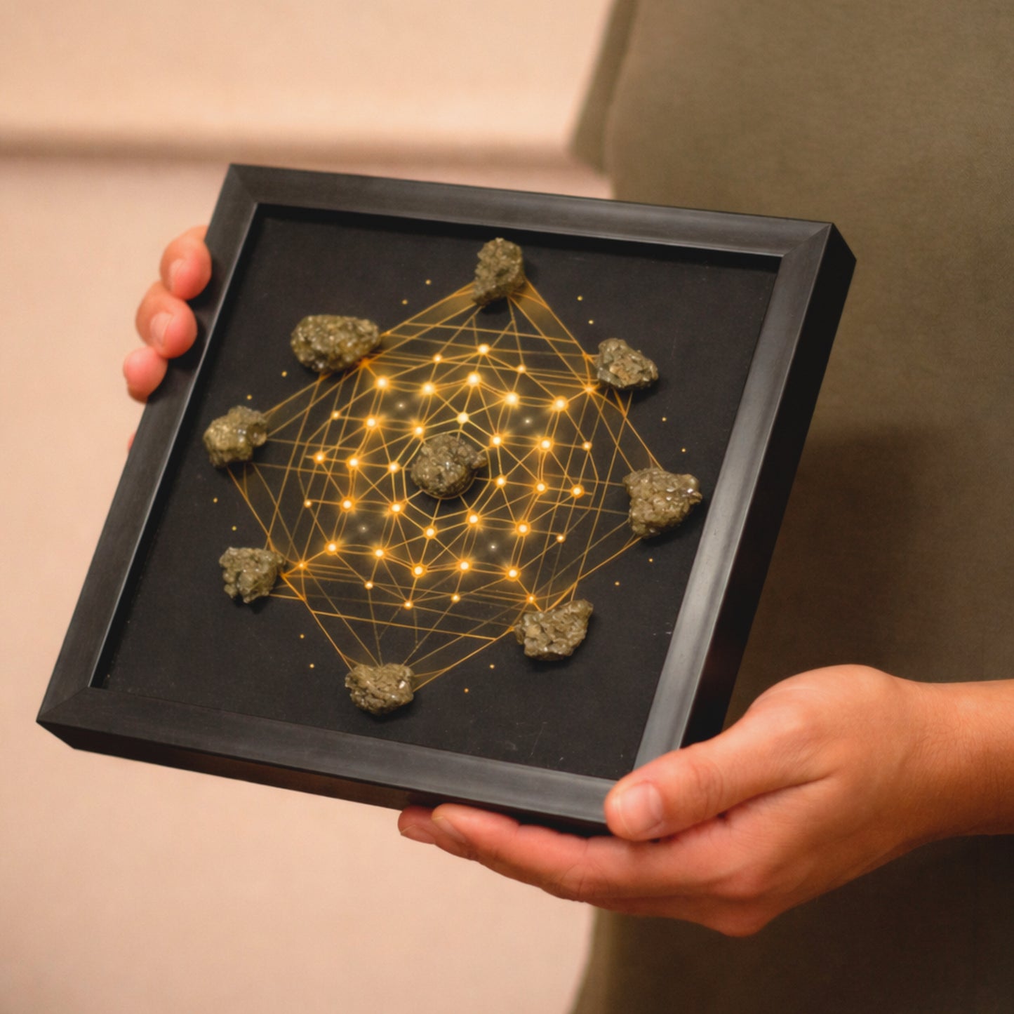 Master Crystal Grid – Manifest Wealth, Success, and Harmony with the Power of Sacred Geometry