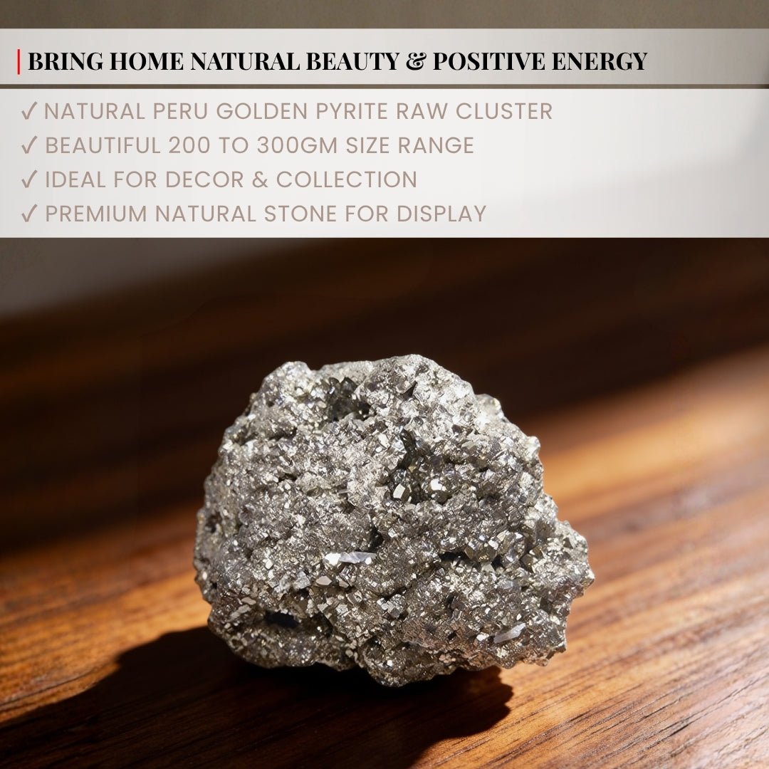 Pyrite Stone Raw Cluster [Attracting Money Fast, Business Luck - Spectacular Results] - plusvalueindia