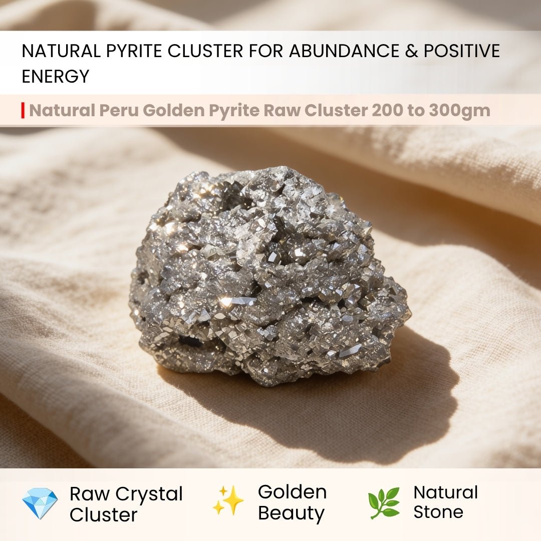 Pyrite Stone Raw Cluster [Attracting Money Fast, Business Luck - Spectacular Results] - plusvalueindia
