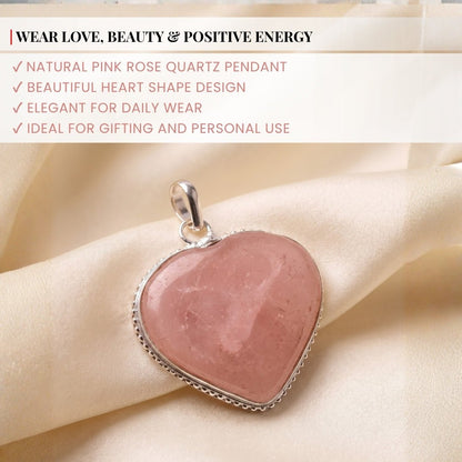 natural rose quartz jewelry, made in India