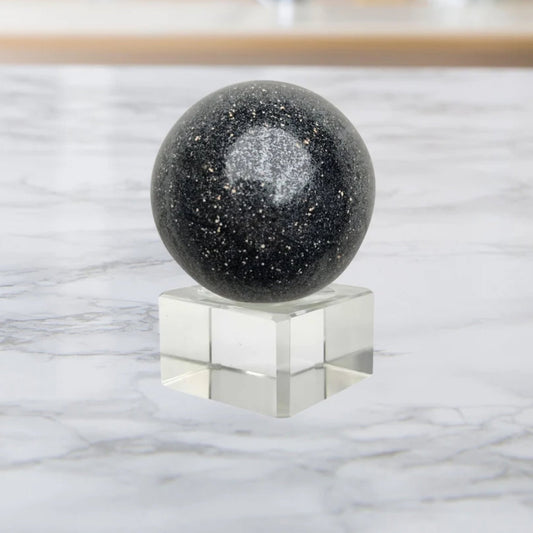 Natural Rare Hematite Crystal Quartz Polished Ball Sphere - plusvalueindia