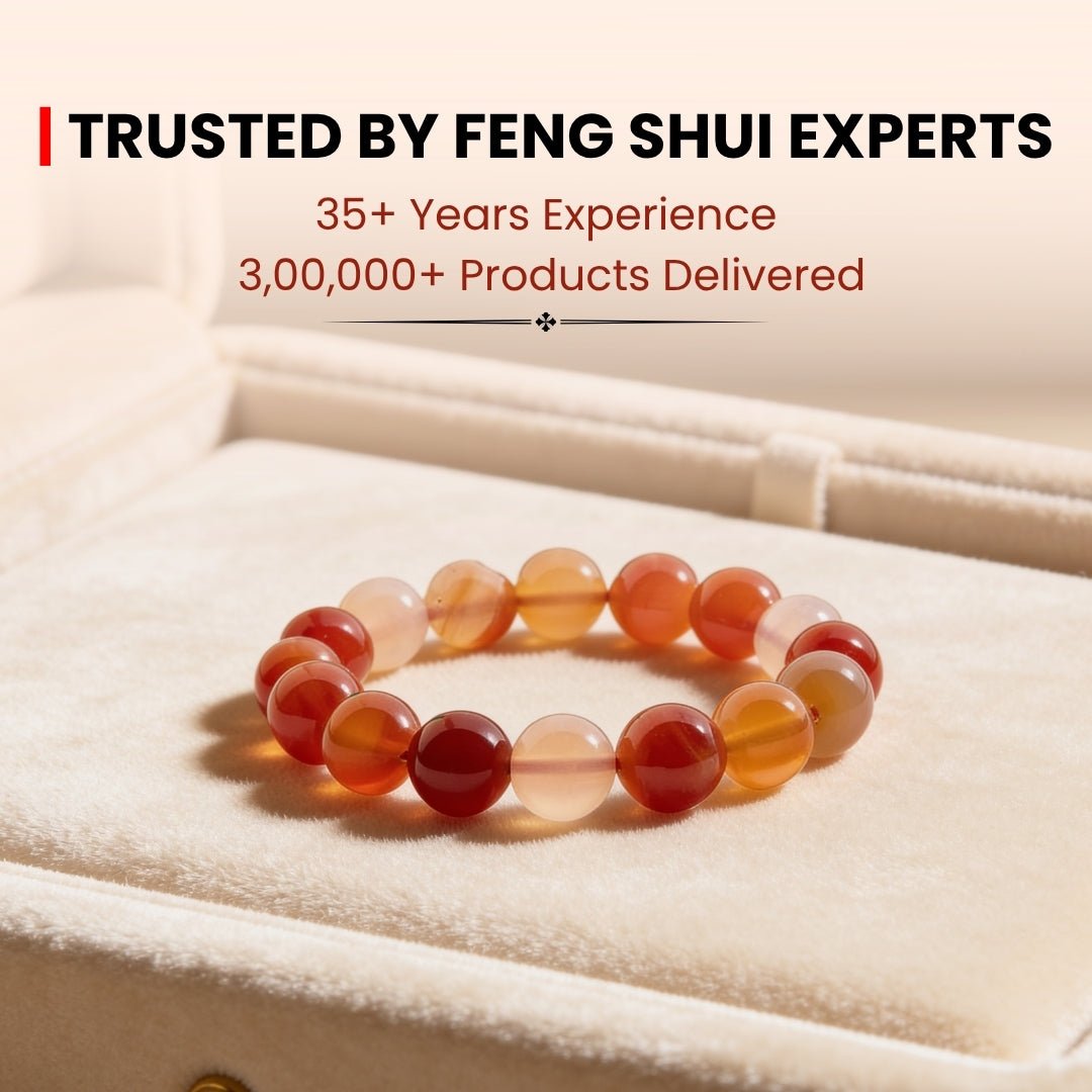 Natural Carnelian Bracelet For Men & Women - plusvalueindia